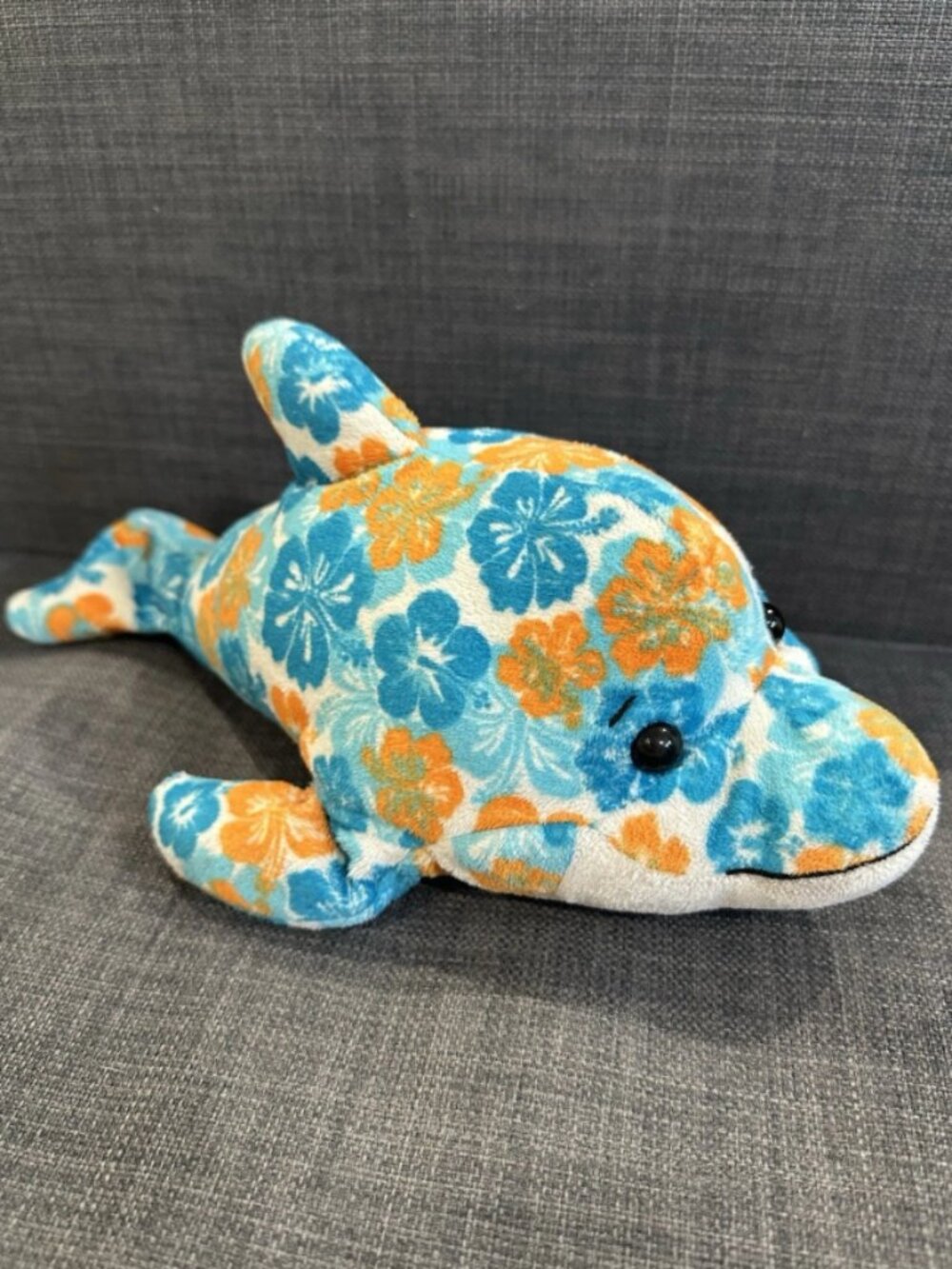 Ganz Webkinz Aloha Dolphin Plush HM767 NO CODE Rare Retired Stuffed Animal